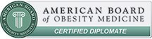 Badge from American Board of Obesity Medicine