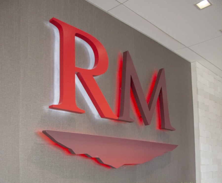 Spa facilities with RM Logo