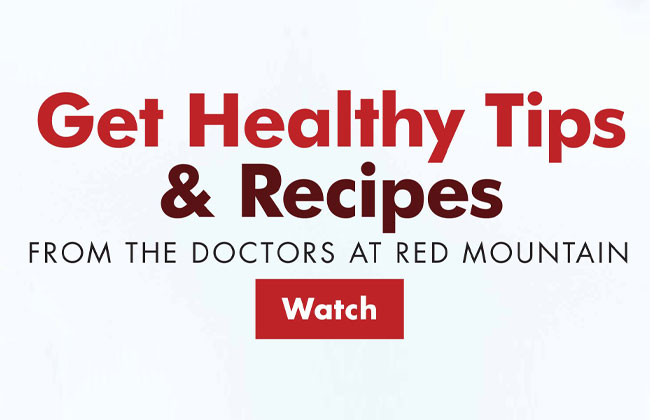 Tips to get healthy and healthy recipes graphic