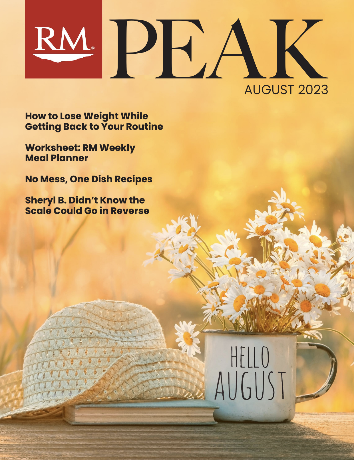 Red Mountain Weight Loss PEAK August Newsletter