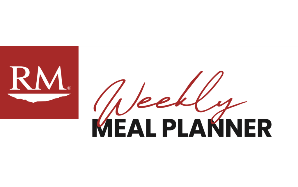Red Mountain Weekly Meal Planner