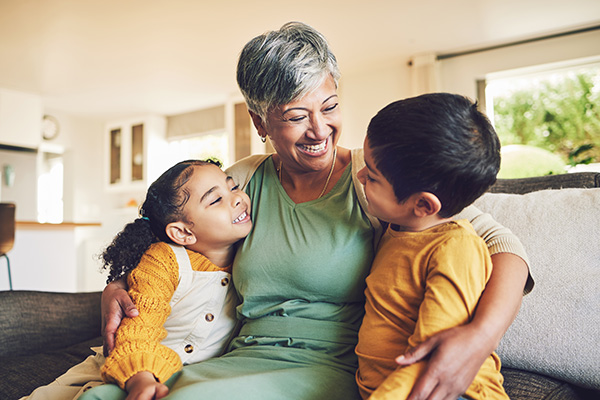 Women with two children