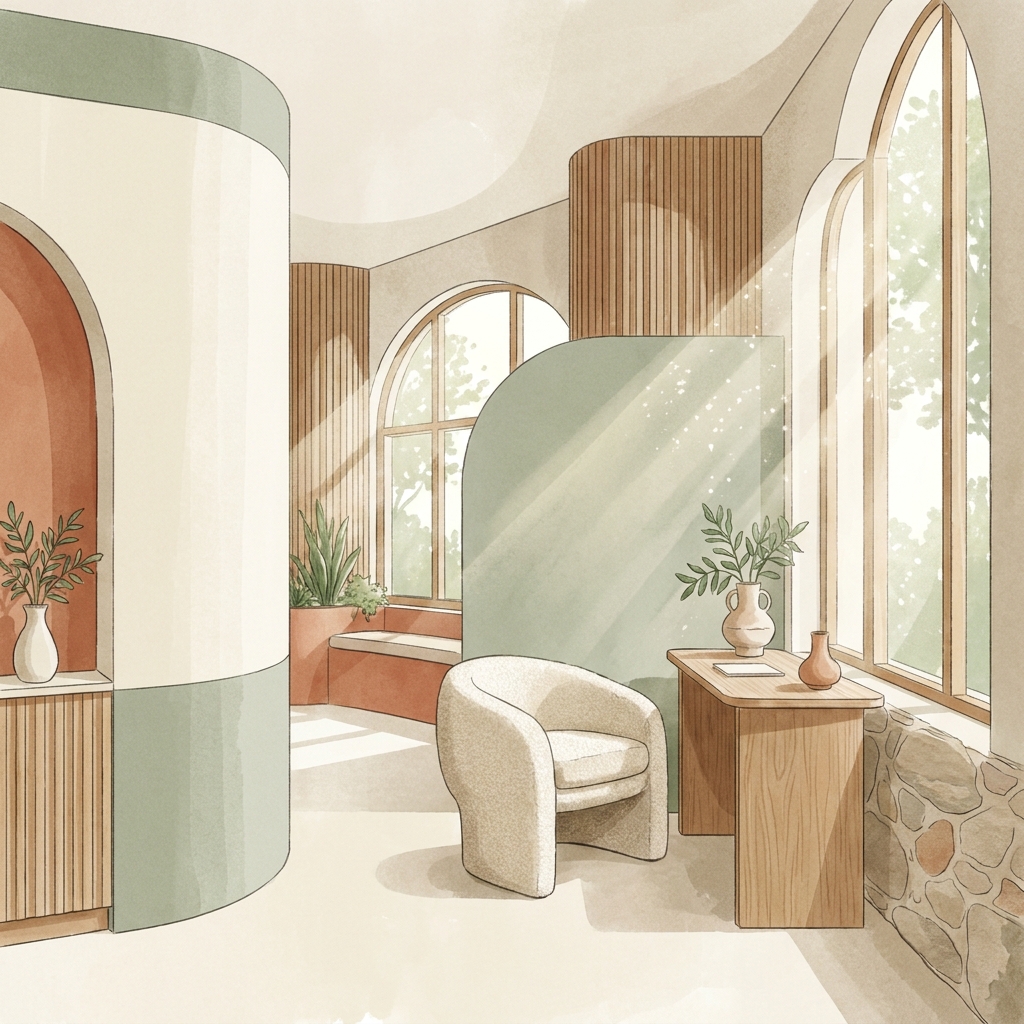 Warm, modern clinic interior representing thoughtful GLP-1 medication care near you